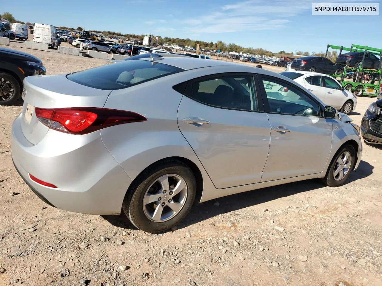 2015 Hyundai Elantra Se VIN: 5NPDH4AE8FH579715 Lot: 80593744