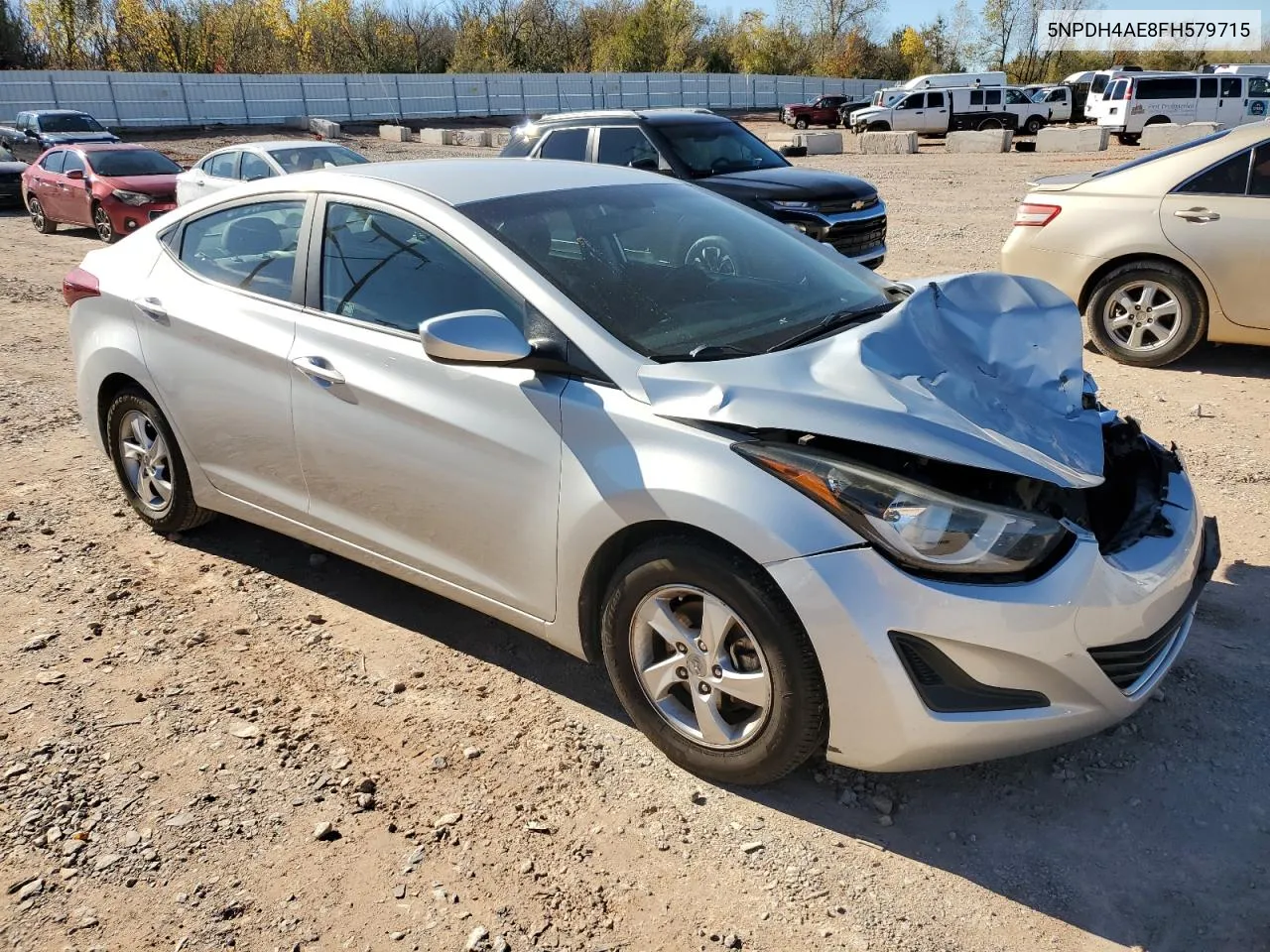 2015 Hyundai Elantra Se VIN: 5NPDH4AE8FH579715 Lot: 80593744