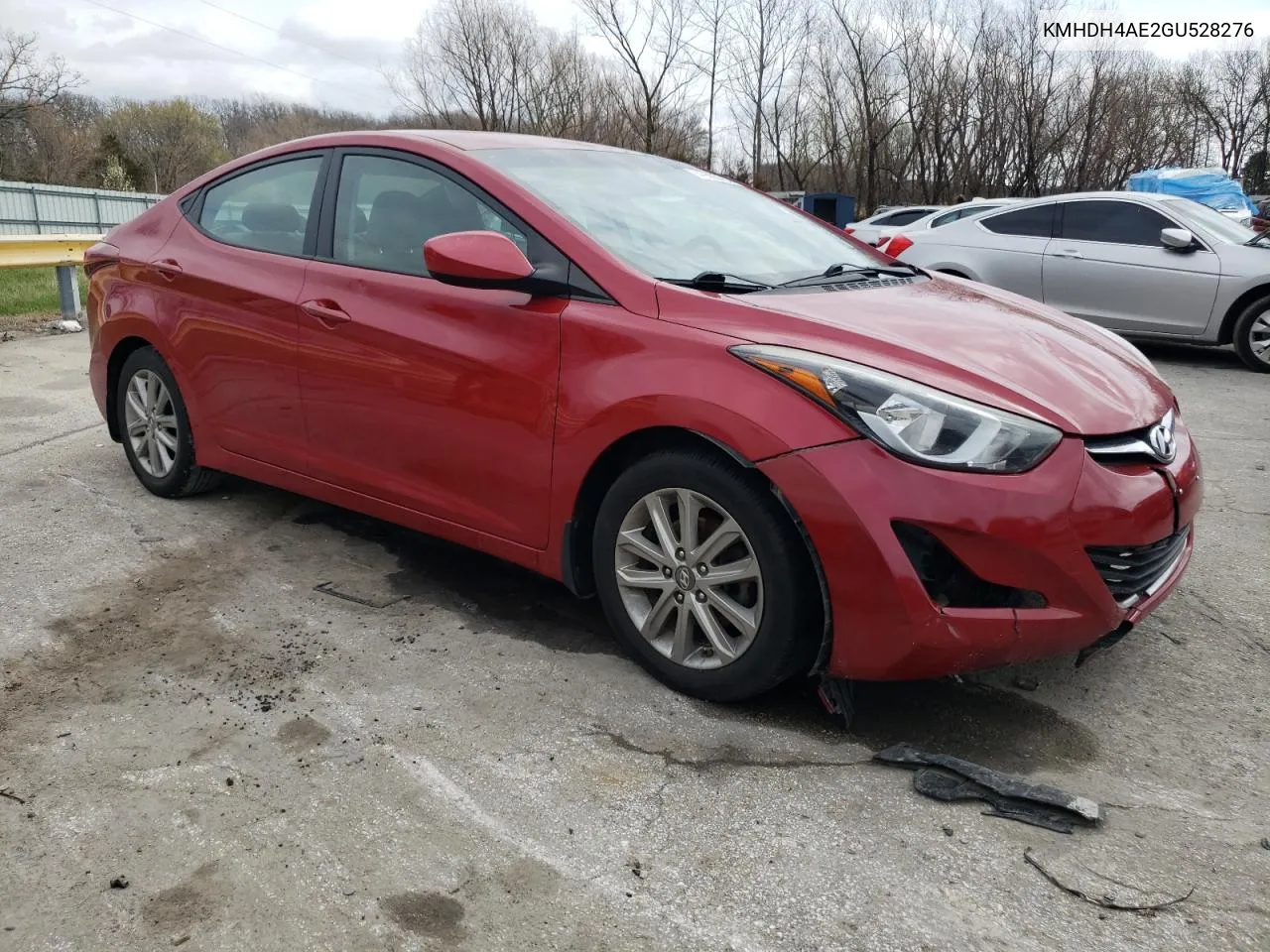 2016 Hyundai Elantra Se VIN: KMHDH4AE2GU528276 Lot: 46598484