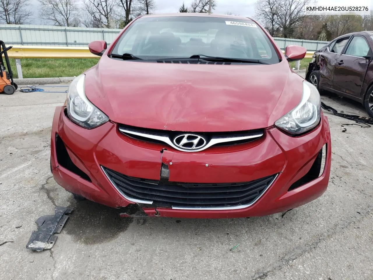 2016 Hyundai Elantra Se VIN: KMHDH4AE2GU528276 Lot: 46598484