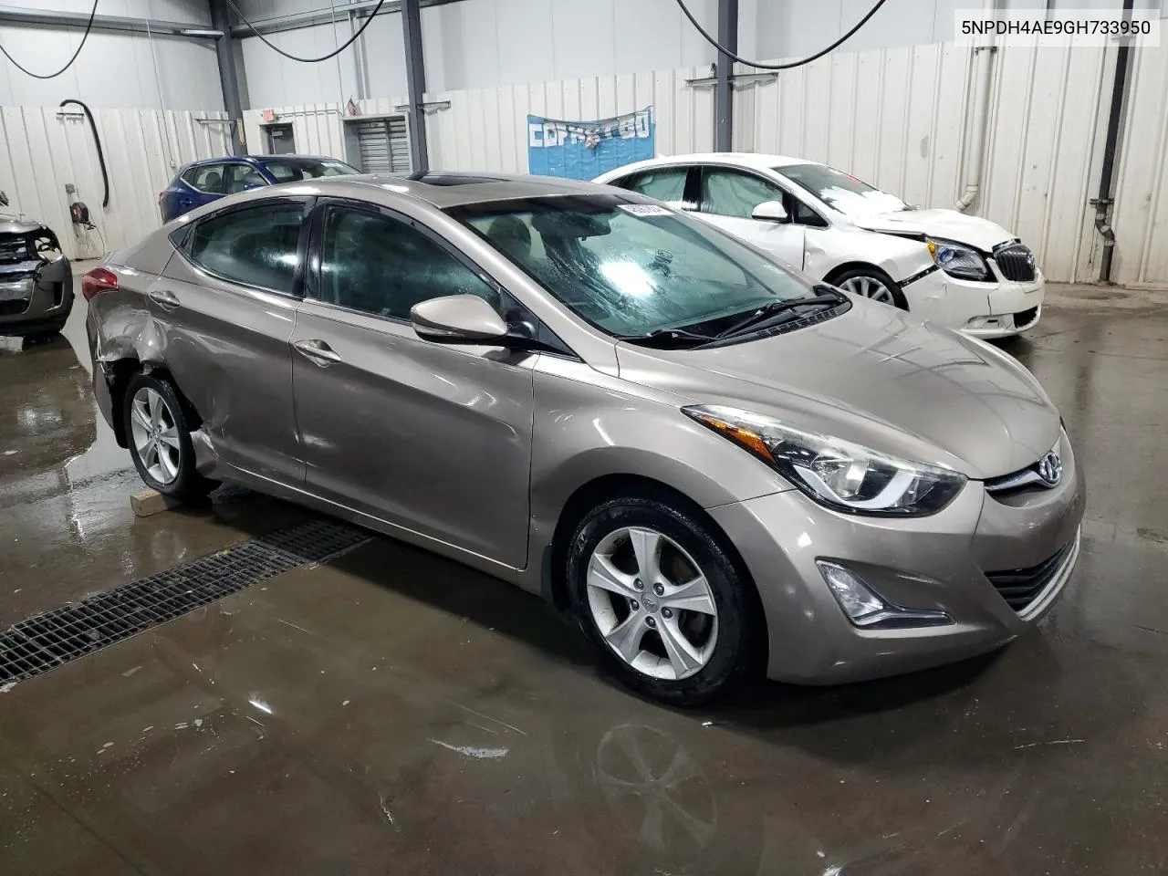 2016 Hyundai Elantra Se VIN: 5NPDH4AE9GH733950 Lot: 48067804