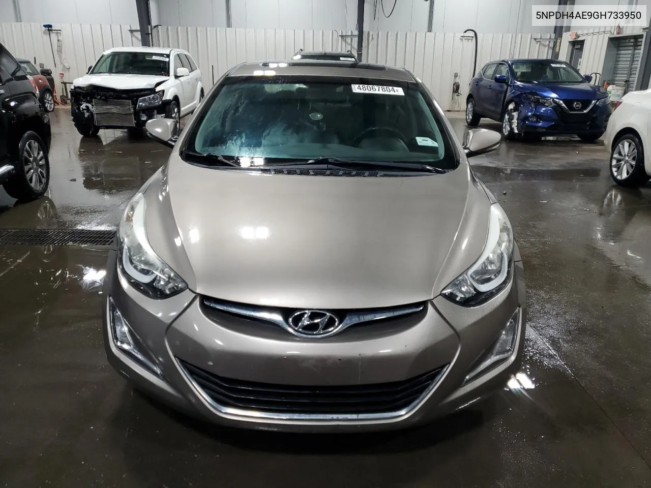 2016 Hyundai Elantra Se VIN: 5NPDH4AE9GH733950 Lot: 48067804