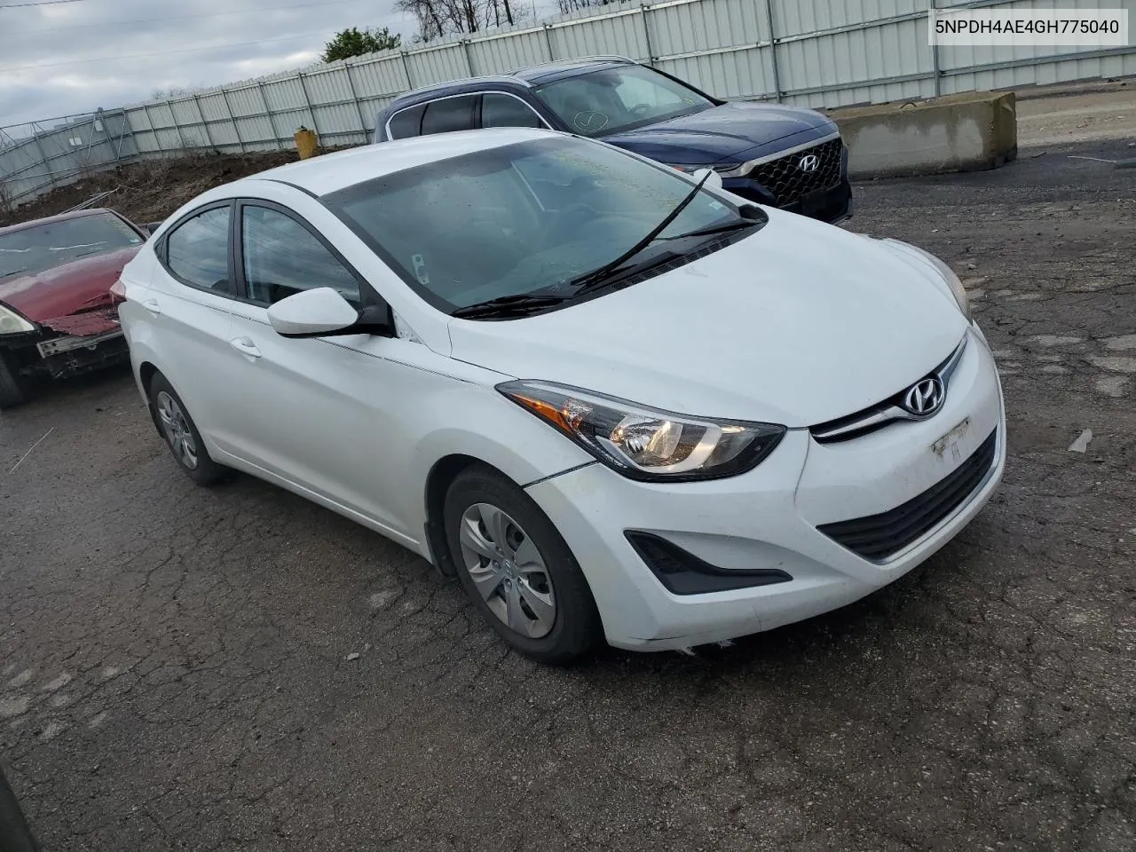 5NPDH4AE4GH775040 2016 Hyundai Elantra Se