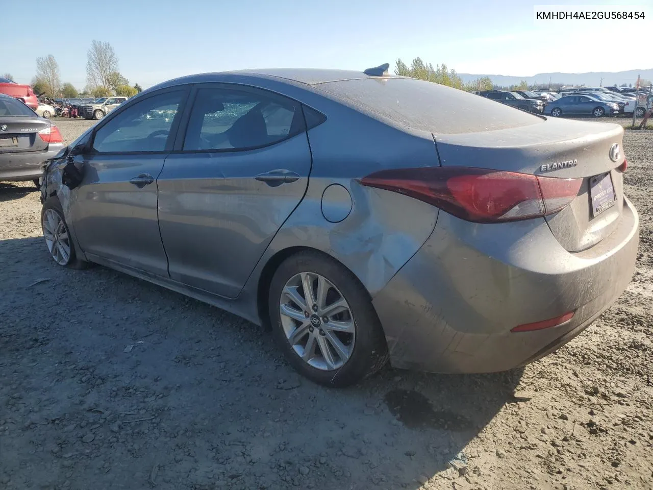 2016 Hyundai Elantra Se VIN: KMHDH4AE2GU568454 Lot: 48825884