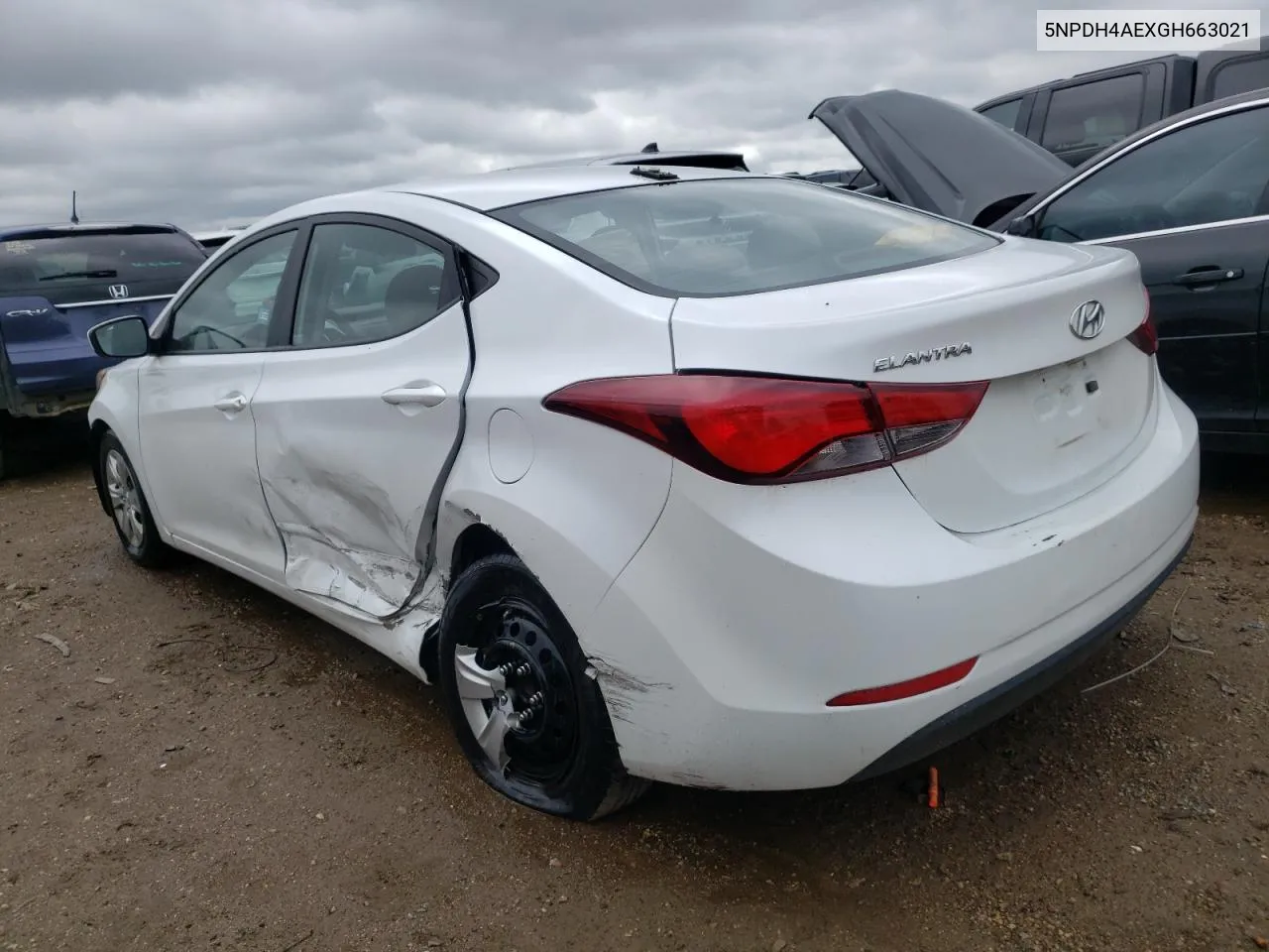 5NPDH4AEXGH663021 2016 Hyundai Elantra Se