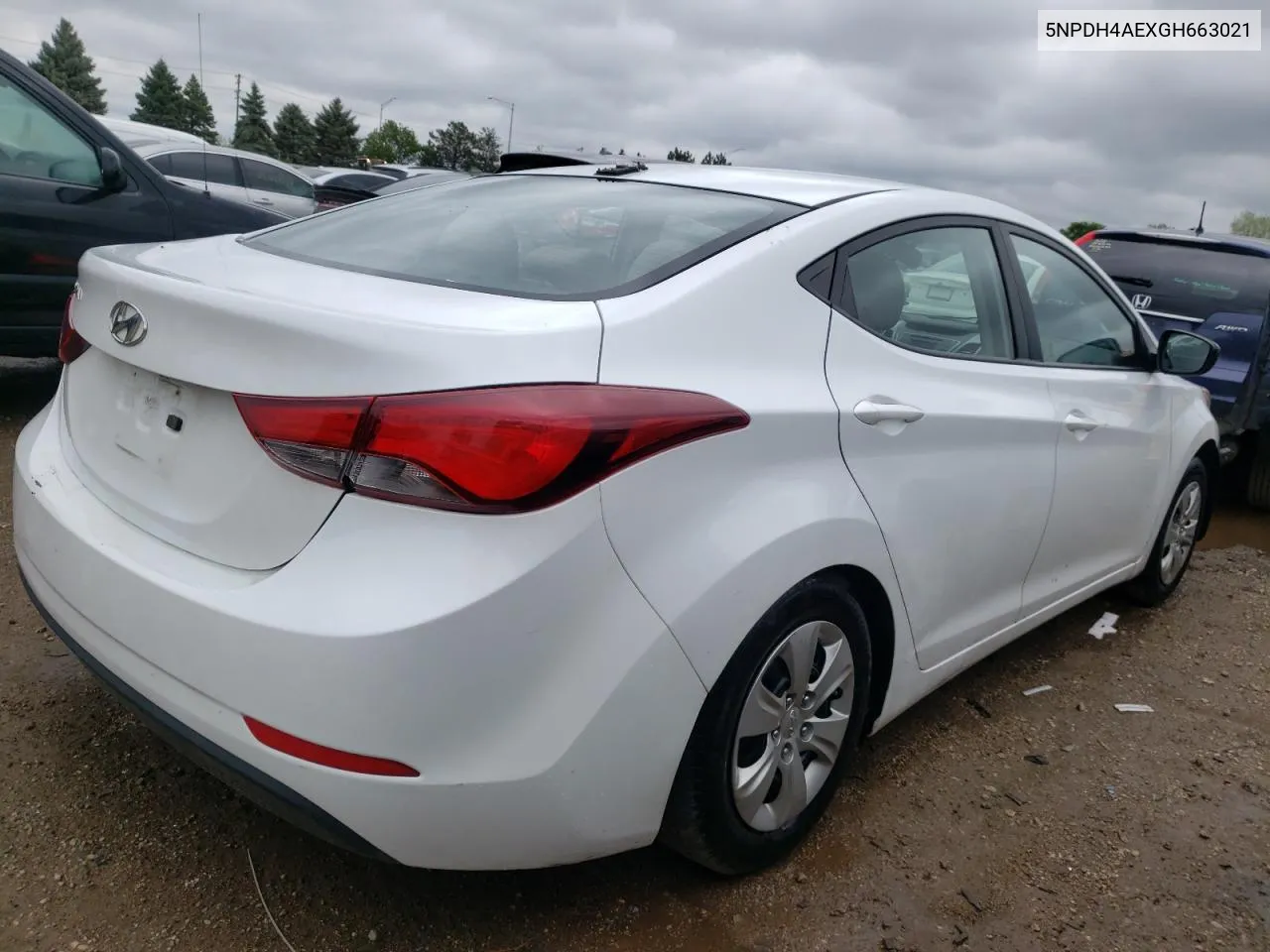 5NPDH4AEXGH663021 2016 Hyundai Elantra Se