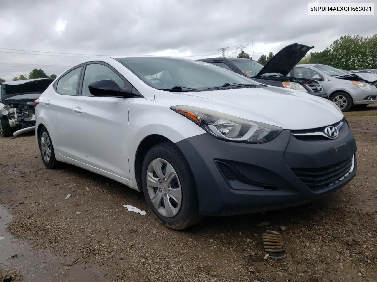 5NPDH4AEXGH663021 2016 Hyundai Elantra Se