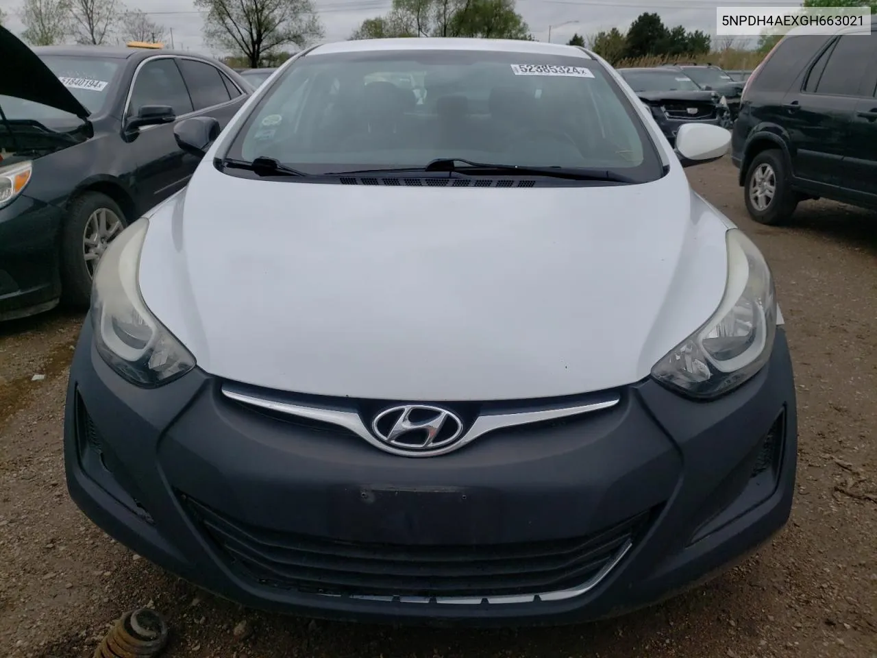 2016 Hyundai Elantra Se VIN: 5NPDH4AEXGH663021 Lot: 52385324