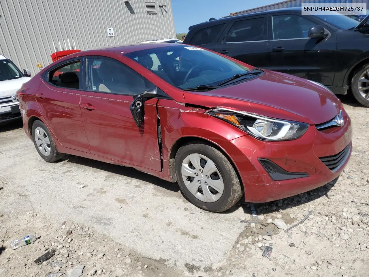 5NPDH4AE2GH725737 2016 Hyundai Elantra Se