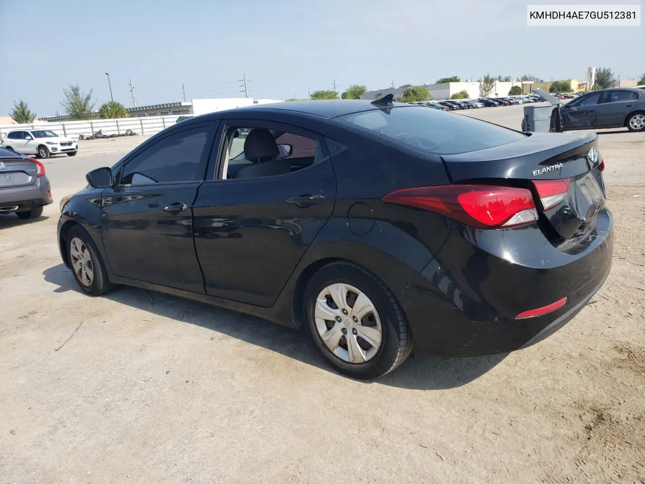 2016 Hyundai Elantra Se VIN: KMHDH4AE7GU512381 Lot: 54684074