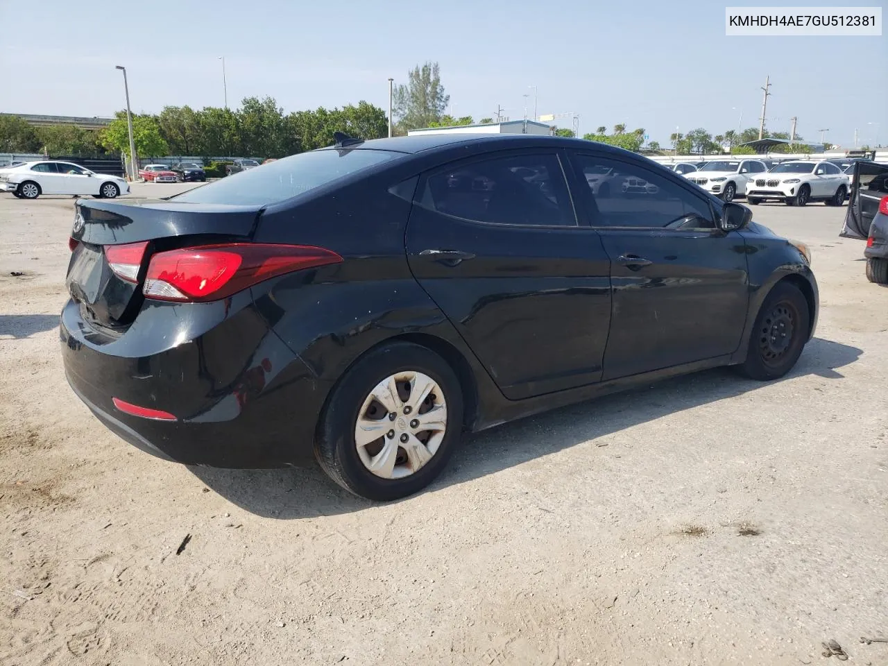 KMHDH4AE7GU512381 2016 Hyundai Elantra Se