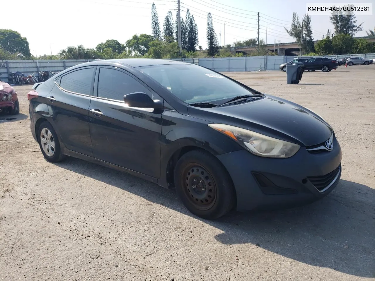 2016 Hyundai Elantra Se VIN: KMHDH4AE7GU512381 Lot: 54684074