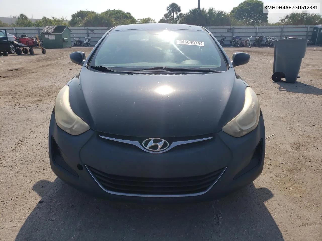 KMHDH4AE7GU512381 2016 Hyundai Elantra Se