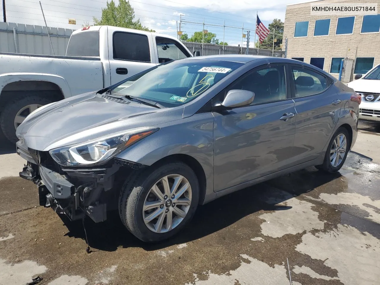 KMHDH4AE8GU571844 2016 Hyundai Elantra Se