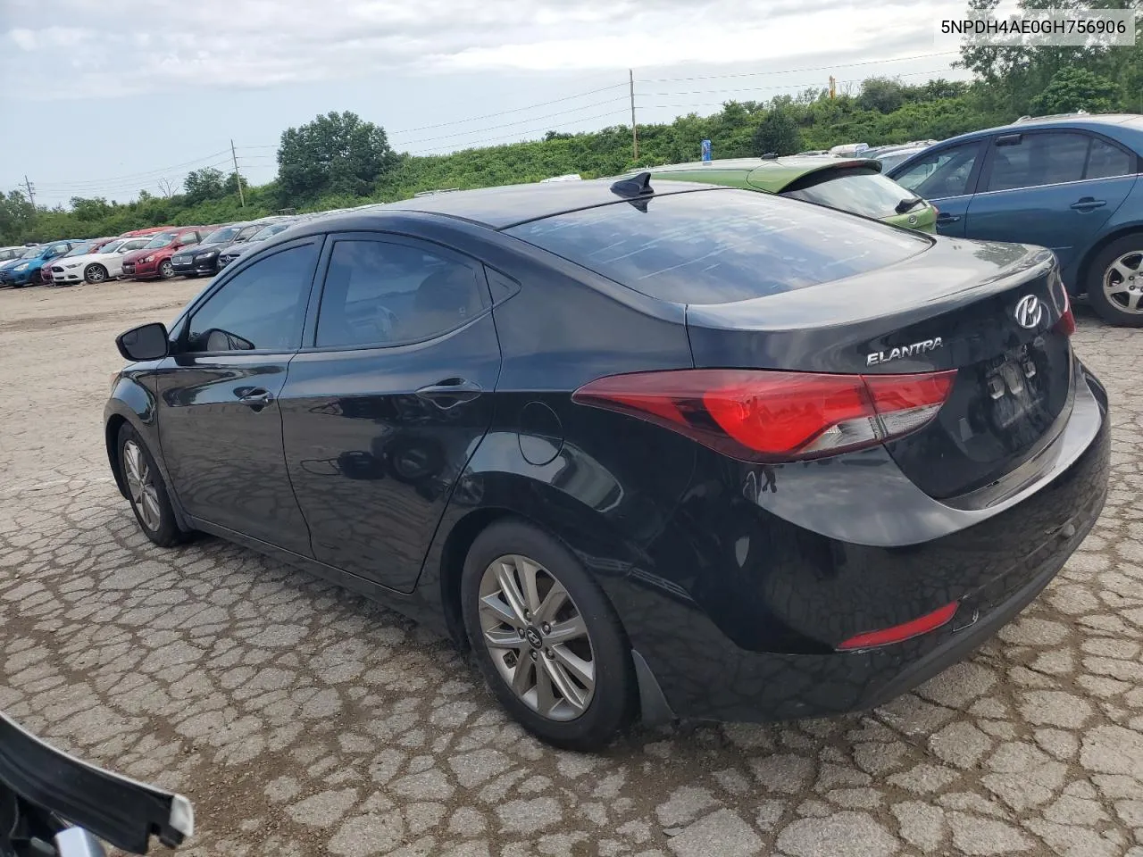 2016 Hyundai Elantra Se VIN: 5NPDH4AE0GH756906 Lot: 56110314