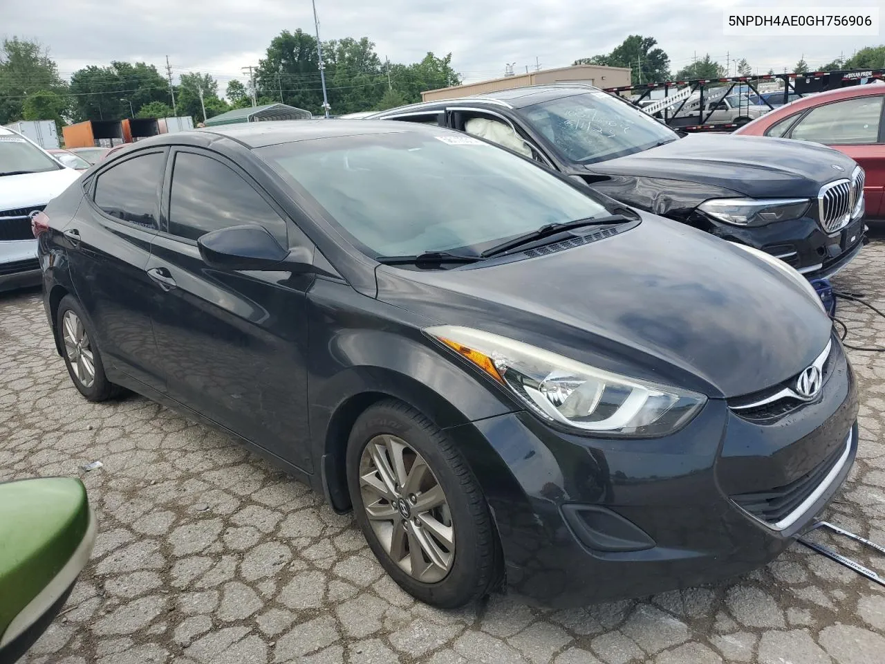 2016 Hyundai Elantra Se VIN: 5NPDH4AE0GH756906 Lot: 56110314