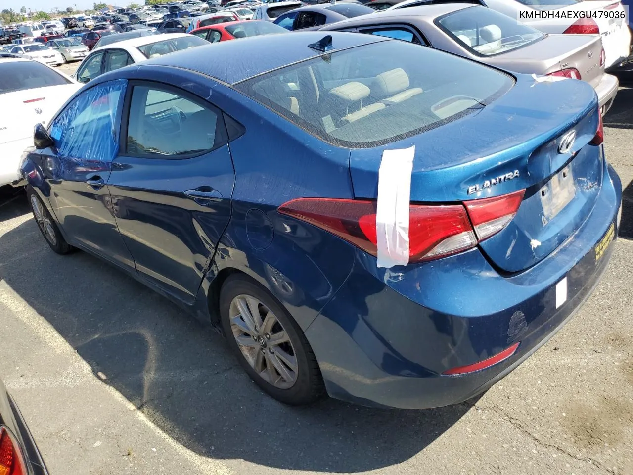 KMHDH4AEXGU479036 2016 Hyundai Elantra Se