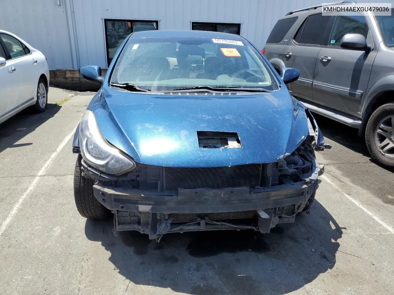 KMHDH4AEXGU479036 2016 Hyundai Elantra Se