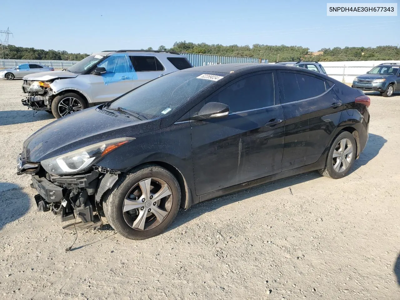 5NPDH4AE3GH677343 2016 Hyundai Elantra Se