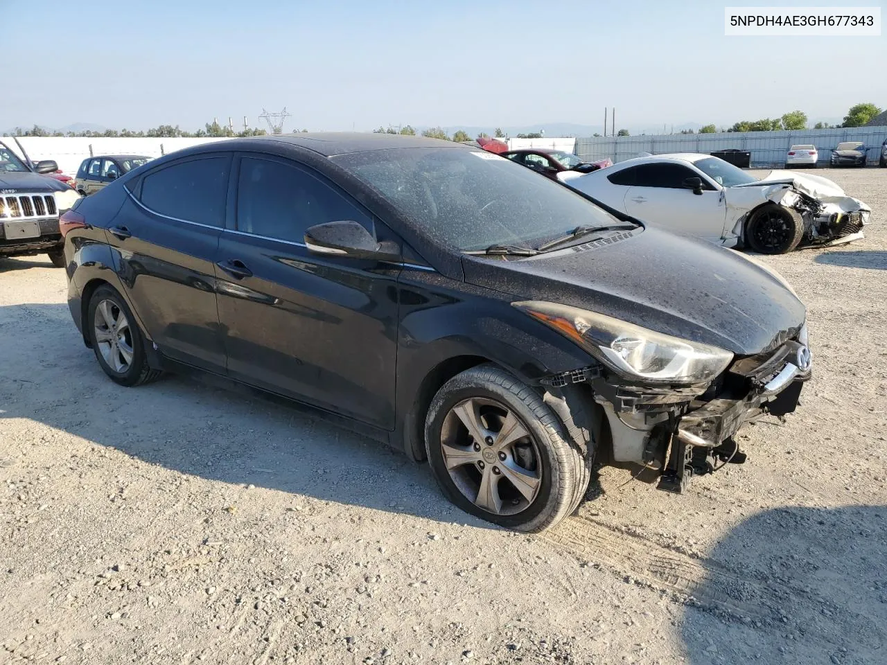 5NPDH4AE3GH677343 2016 Hyundai Elantra Se