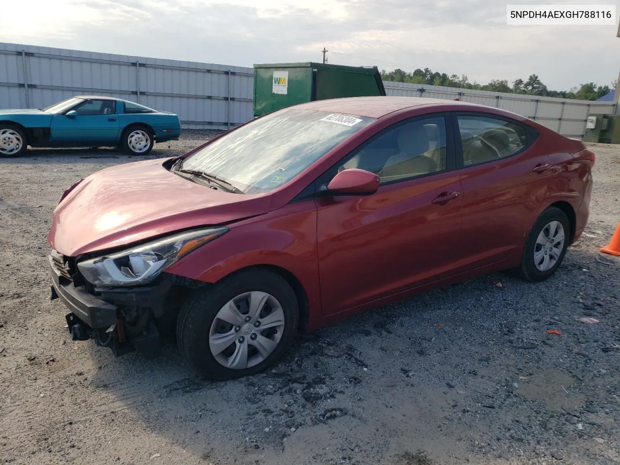 5NPDH4AEXGH788116 2016 Hyundai Elantra Se