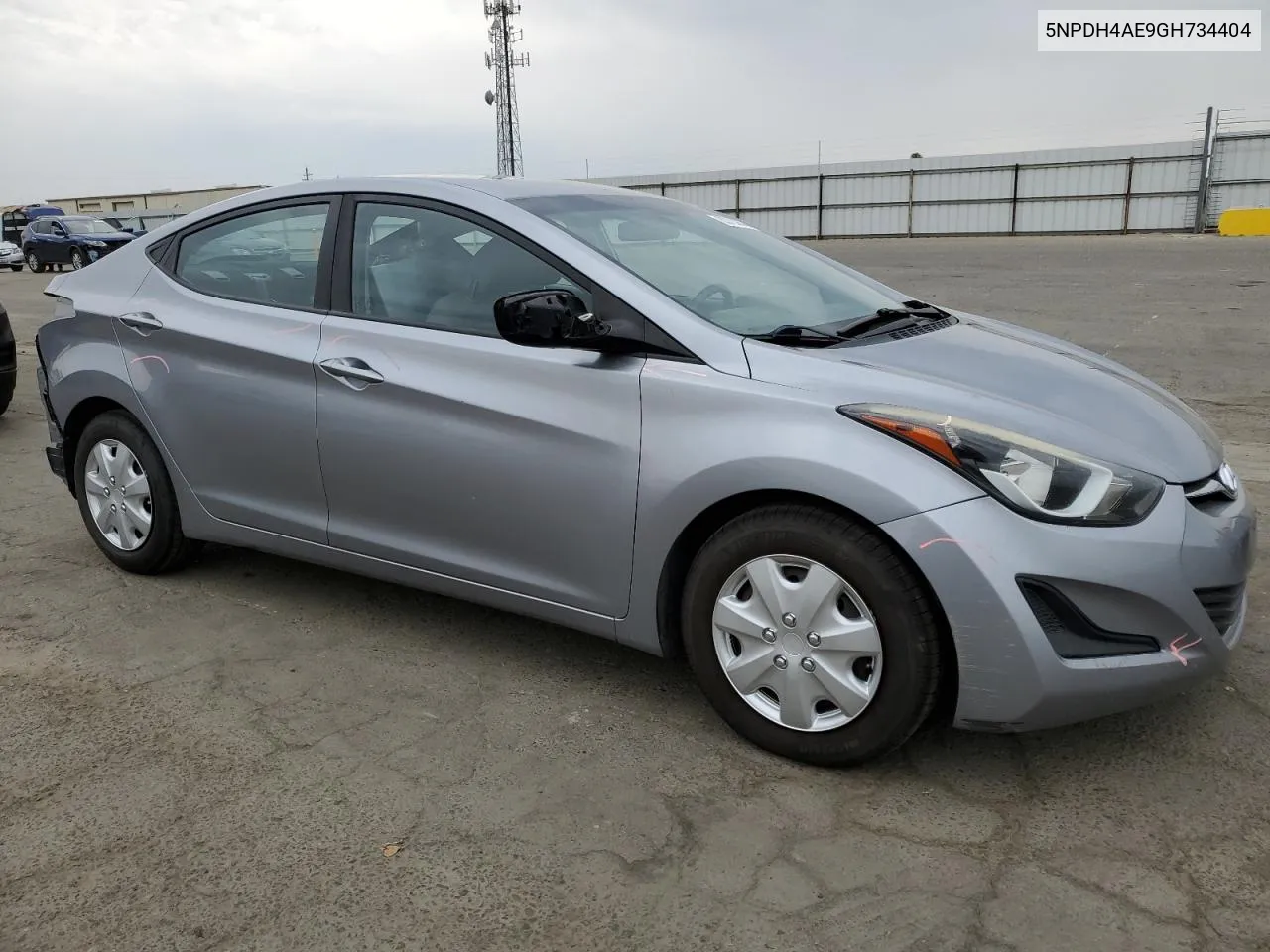 2016 Hyundai Elantra Se VIN: 5NPDH4AE9GH734404 Lot: 63723644