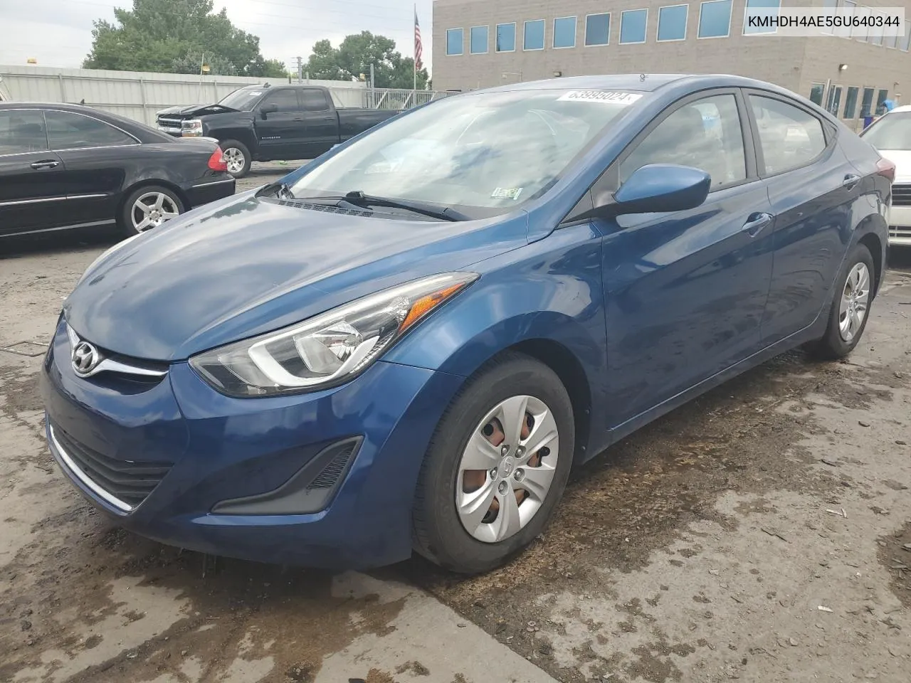 KMHDH4AE5GU640344 2016 Hyundai Elantra Se