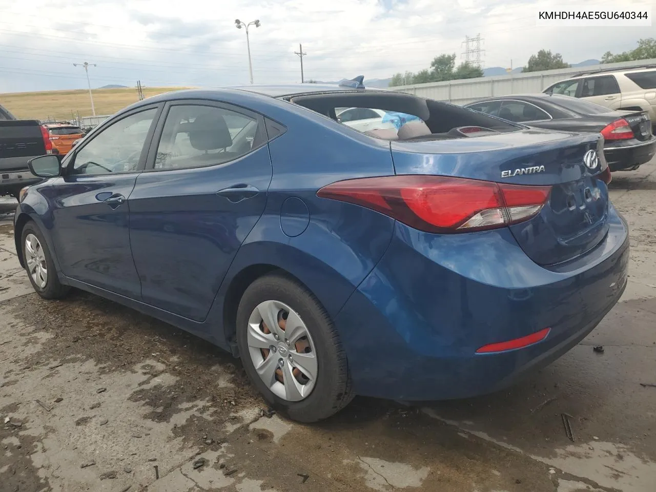 2016 Hyundai Elantra Se VIN: KMHDH4AE5GU640344 Lot: 63995024