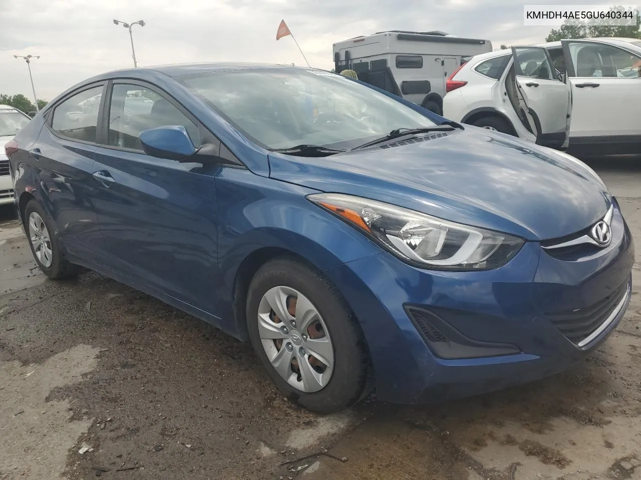 KMHDH4AE5GU640344 2016 Hyundai Elantra Se