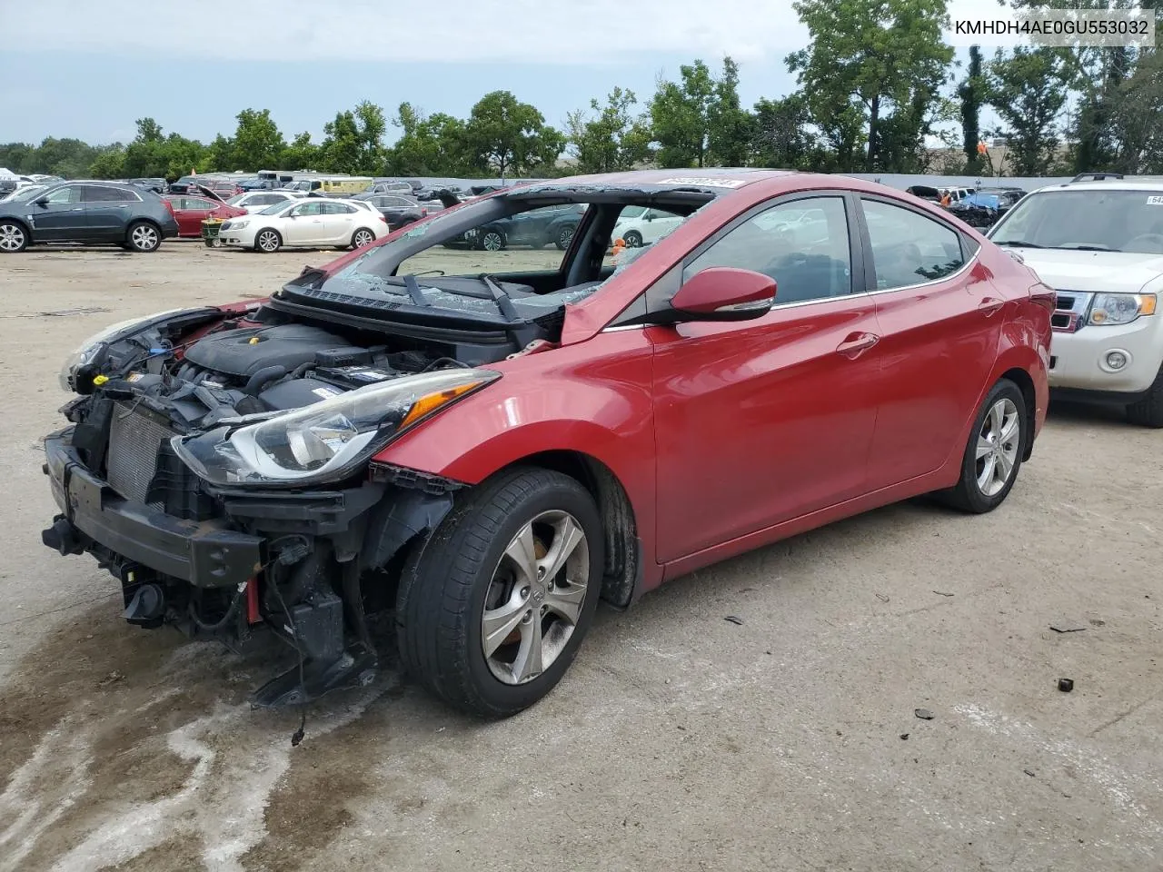 KMHDH4AE0GU553032 2016 Hyundai Elantra Se