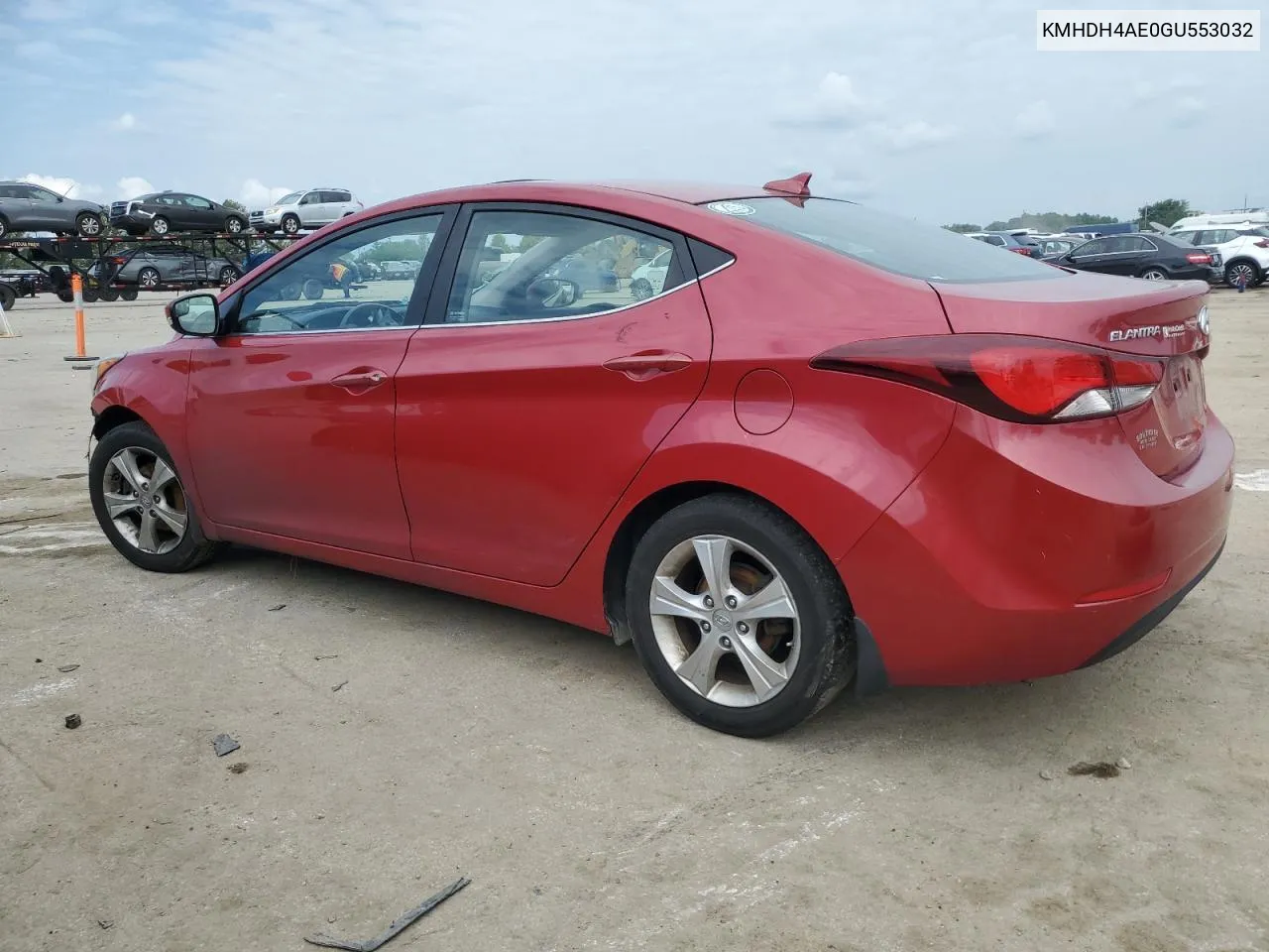 KMHDH4AE0GU553032 2016 Hyundai Elantra Se