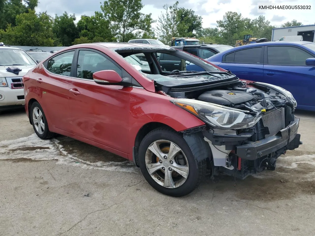 KMHDH4AE0GU553032 2016 Hyundai Elantra Se