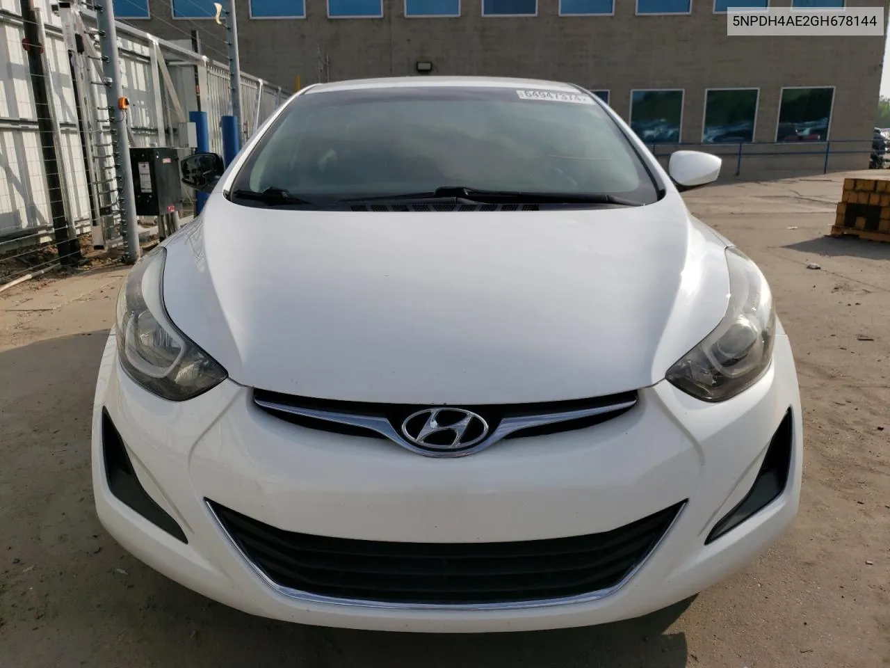 2016 Hyundai Elantra Se VIN: 5NPDH4AE2GH678144 Lot: 64947374