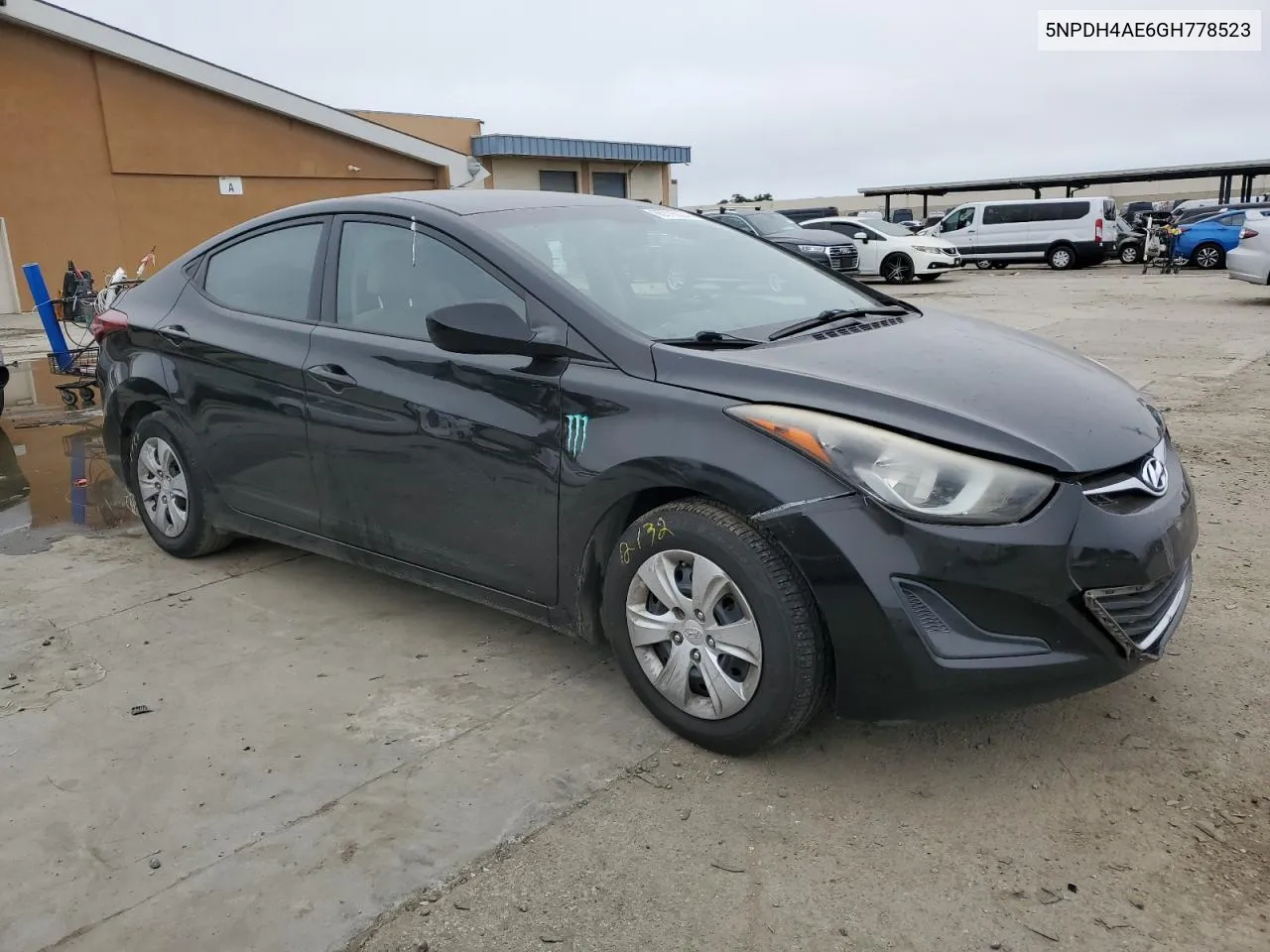 5NPDH4AE6GH778523 2016 Hyundai Elantra Se