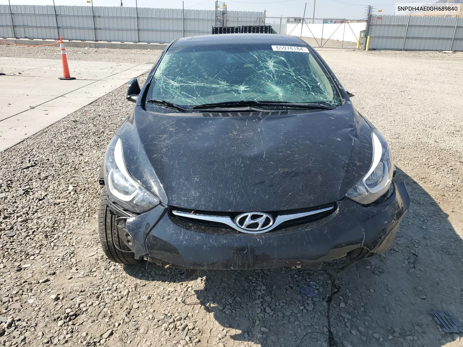 2016 Hyundai Elantra Se VIN: 5NPDH4AE0GH689840 Lot: 65978184