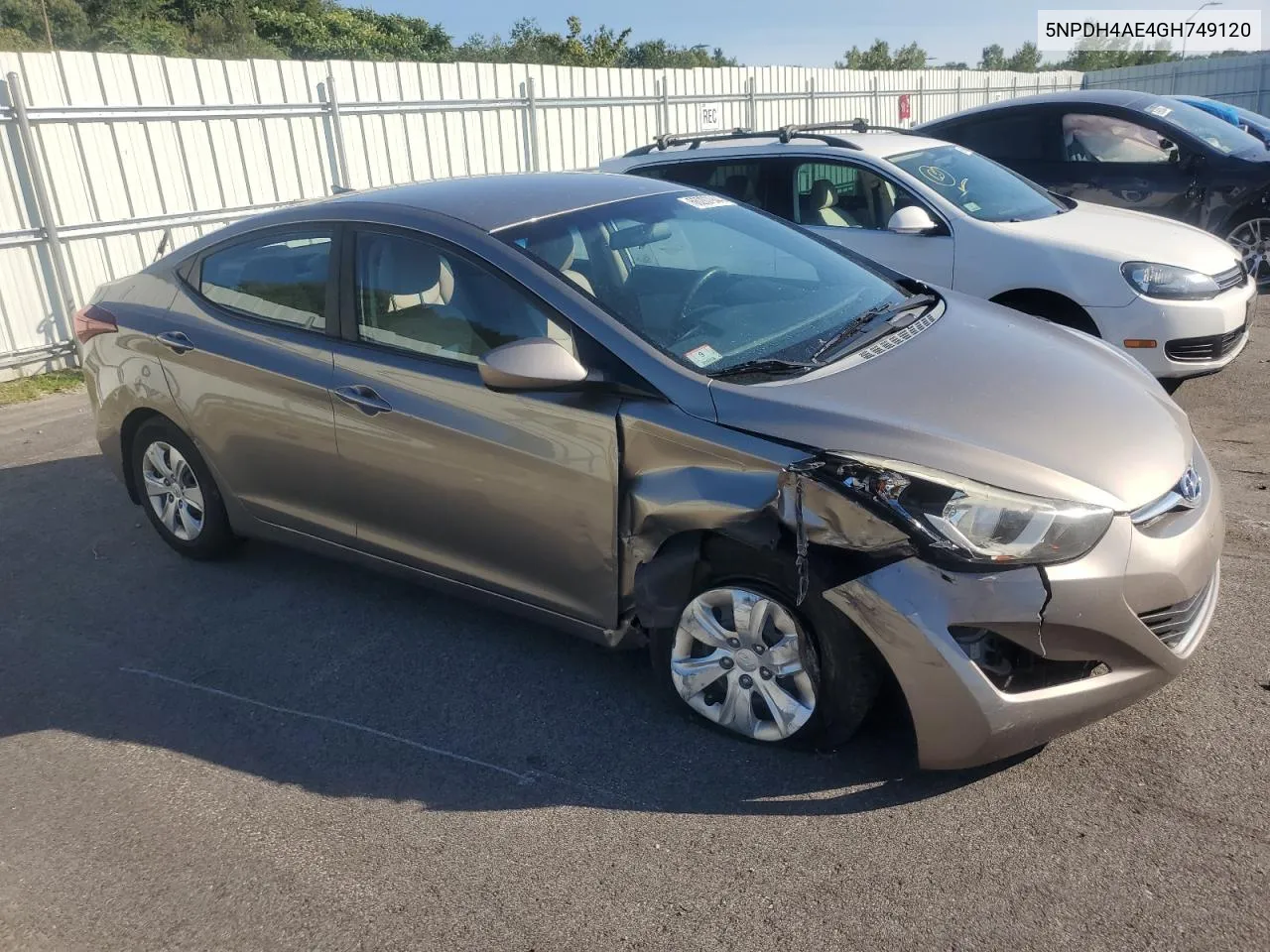 5NPDH4AE4GH749120 2016 Hyundai Elantra Se