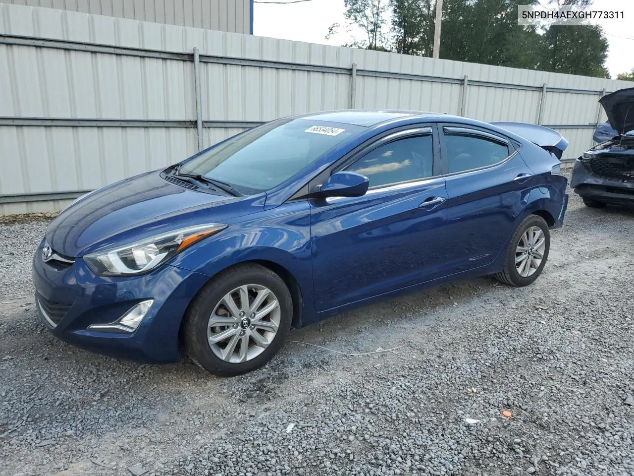 2016 Hyundai Elantra Se VIN: 5NPDH4AEXGH773311 Lot: 66534054