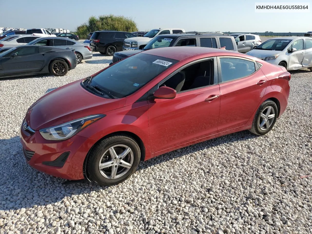 2016 Hyundai Elantra Se VIN: KMHDH4AE6GU558364 Lot: 66664624