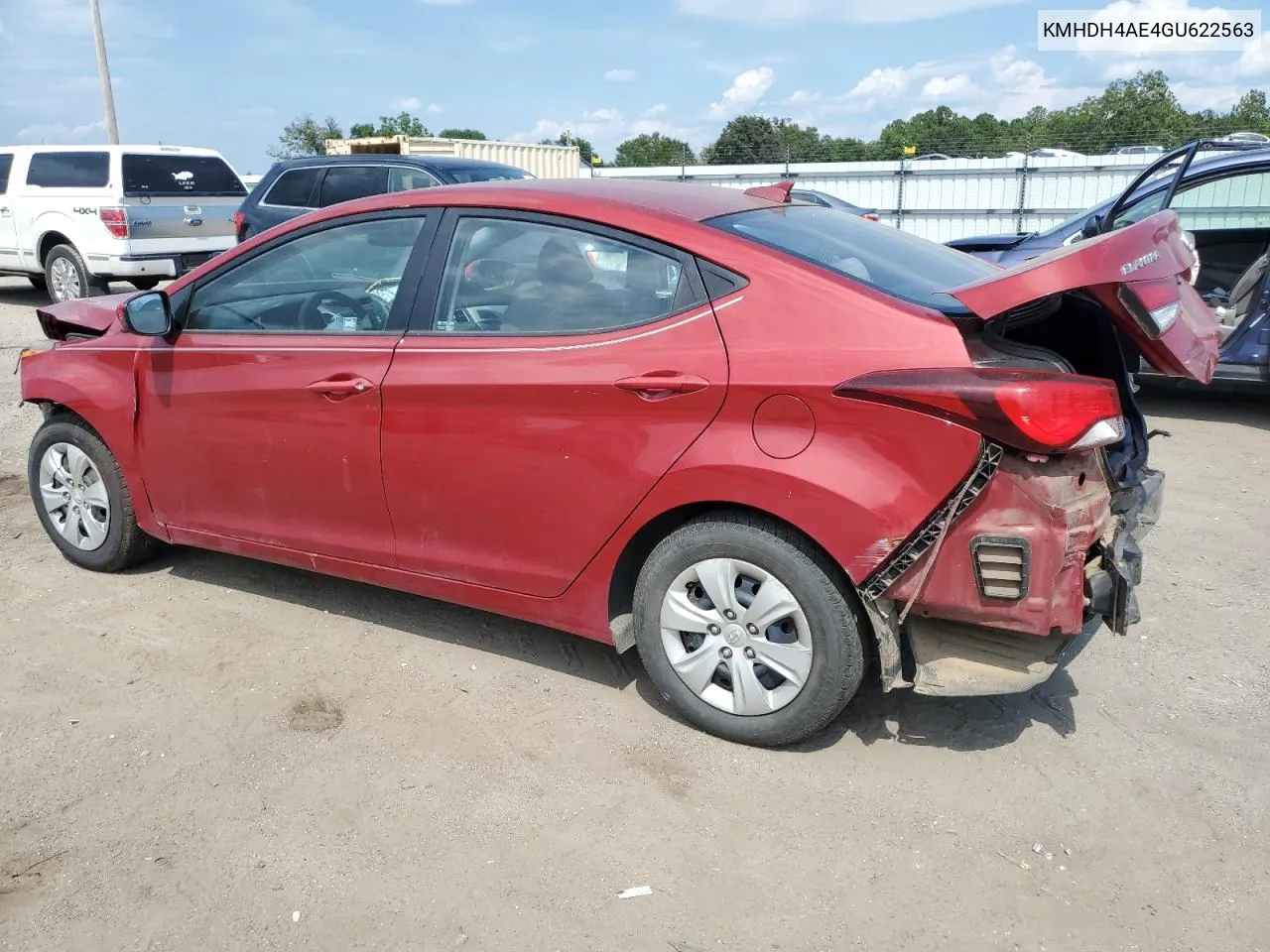 2016 Hyundai Elantra Se VIN: KMHDH4AE4GU622563 Lot: 66817354