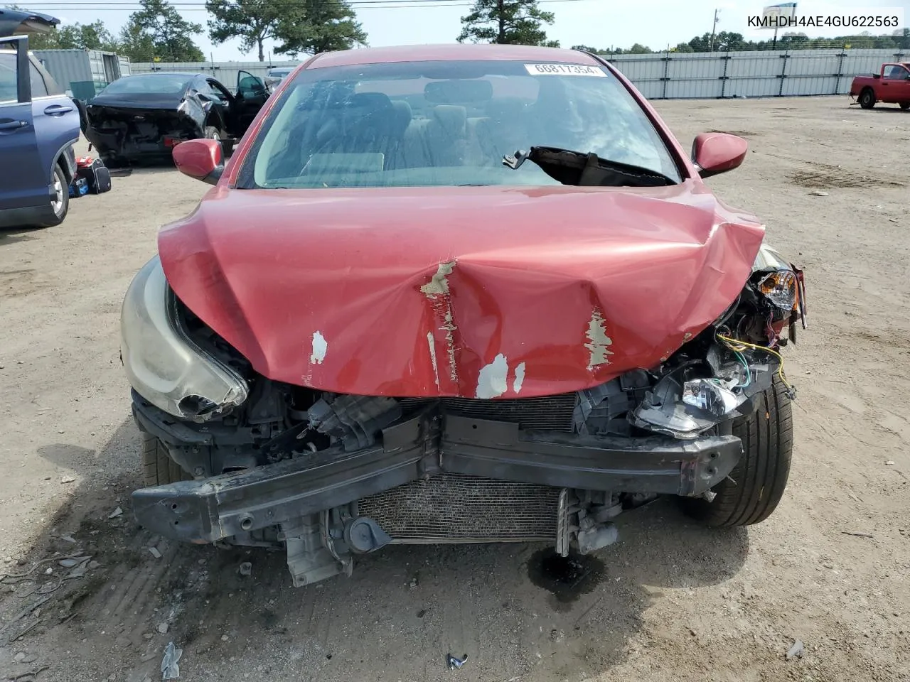 KMHDH4AE4GU622563 2016 Hyundai Elantra Se