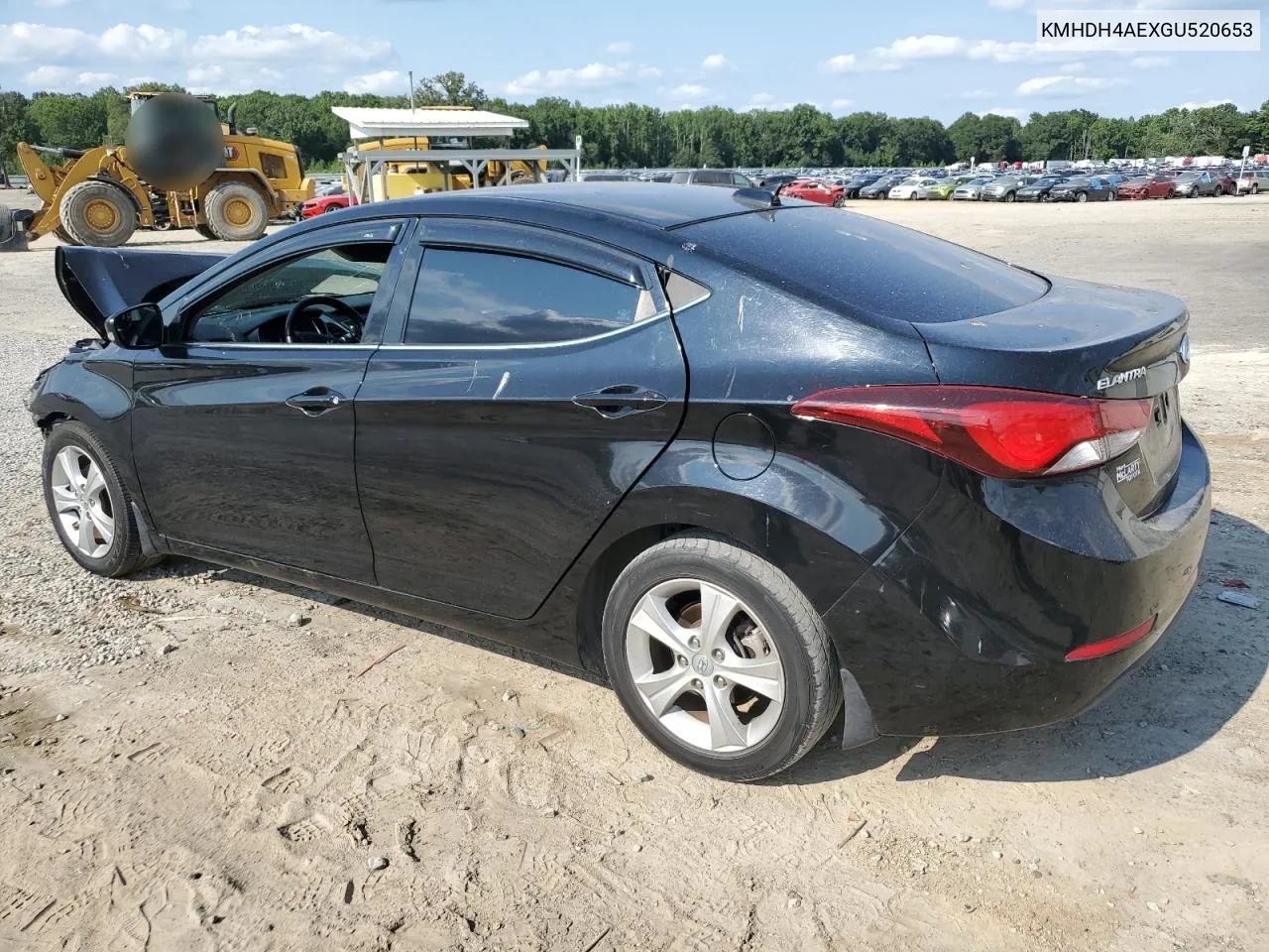 KMHDH4AEXGU520653 2016 Hyundai Elantra Se