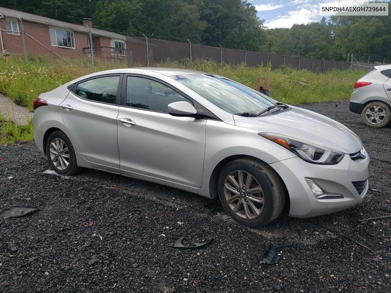 5NPDH4AEXGH739644 2016 Hyundai Elantra Se