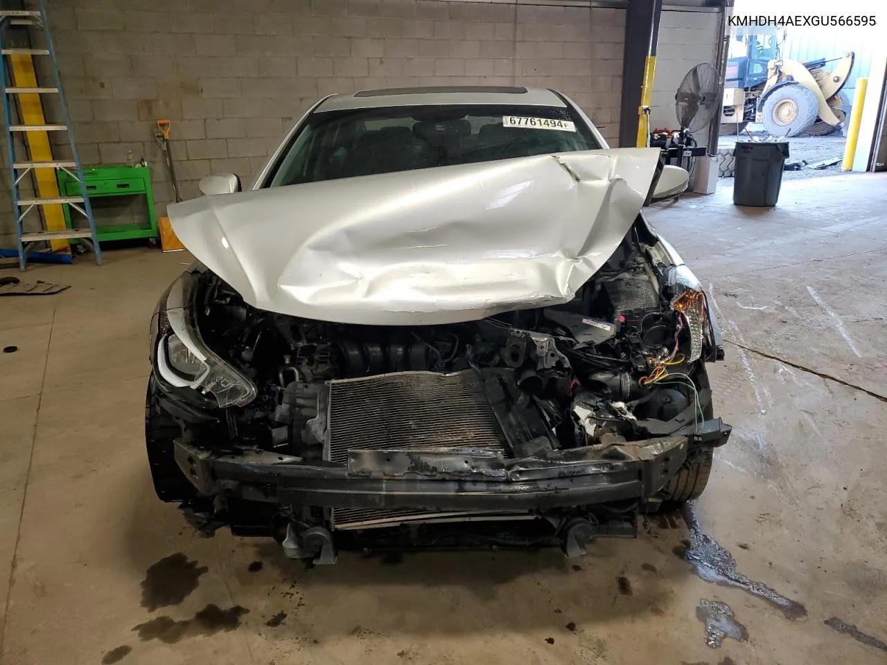 KMHDH4AEXGU566595 2016 Hyundai Elantra Se