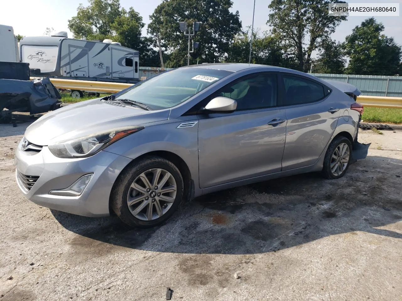 2016 Hyundai Elantra Se VIN: 5NPDH4AE2GH680640 Lot: 67781834