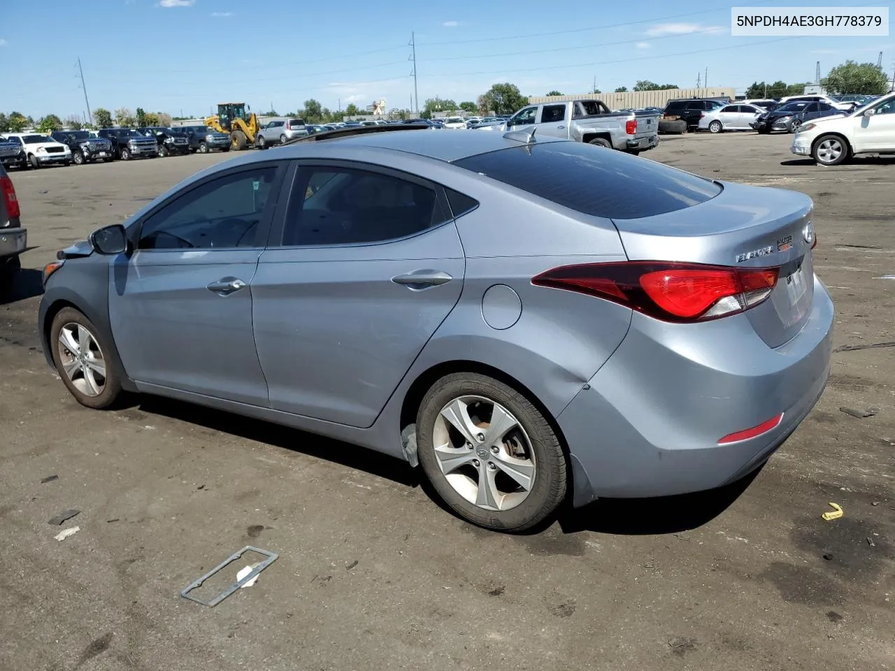 2016 Hyundai Elantra Se VIN: 5NPDH4AE3GH778379 Lot: 67790034