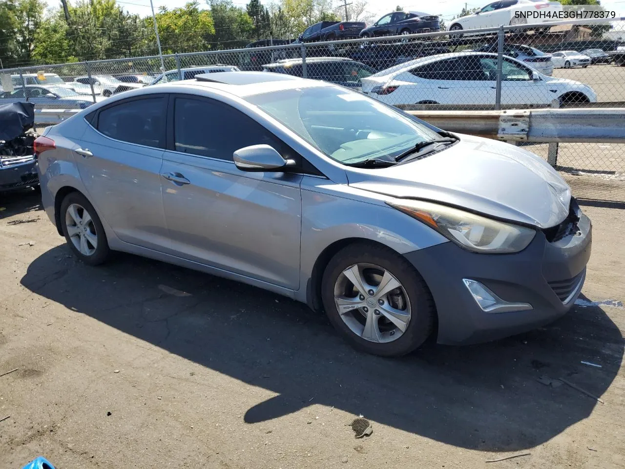 2016 Hyundai Elantra Se VIN: 5NPDH4AE3GH778379 Lot: 67790034