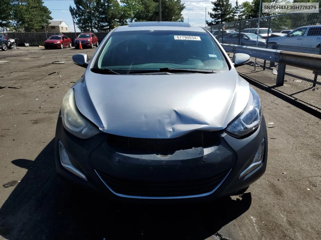 5NPDH4AE3GH778379 2016 Hyundai Elantra Se