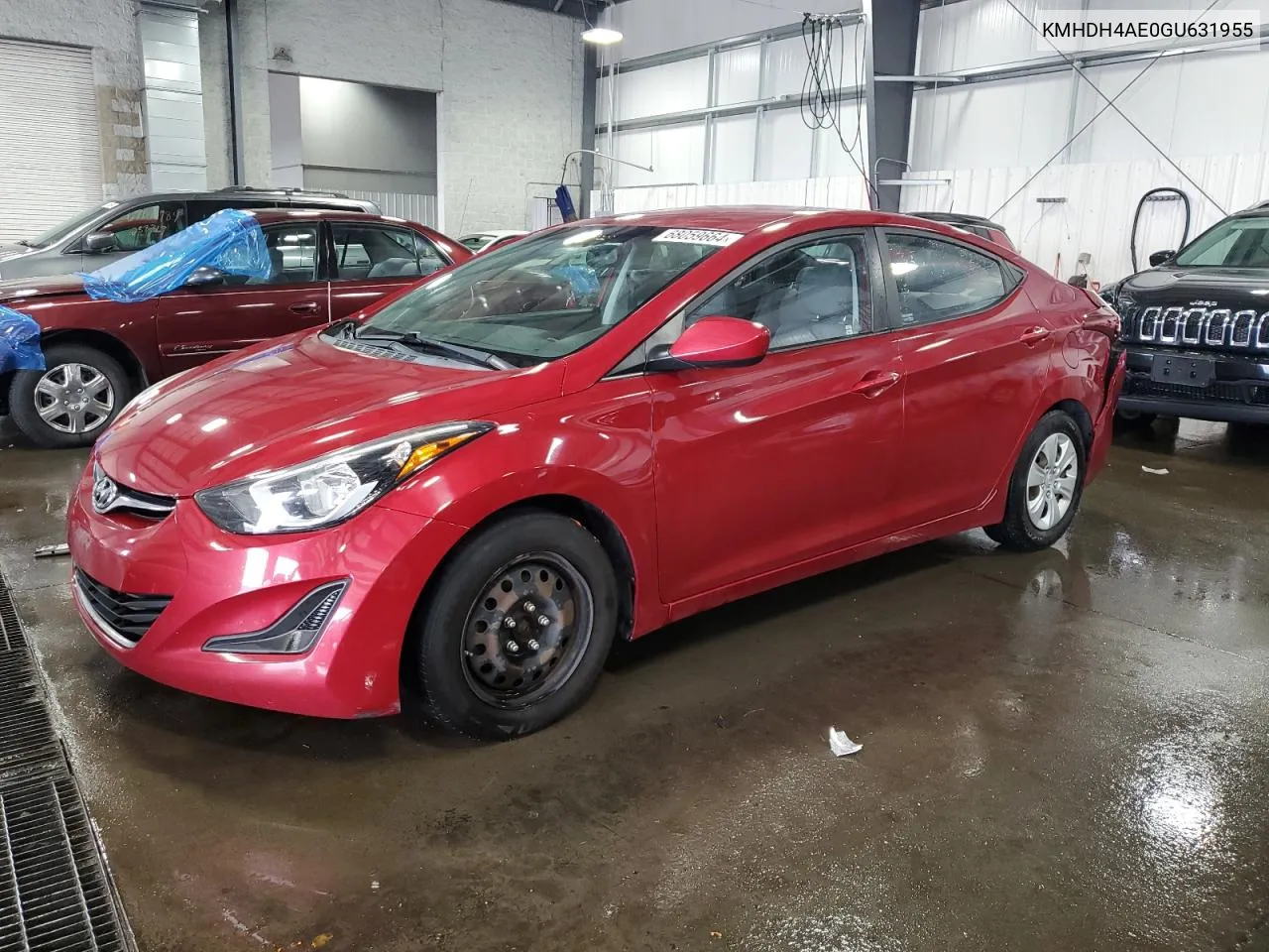 2016 Hyundai Elantra Se VIN: KMHDH4AE0GU631955 Lot: 68059664