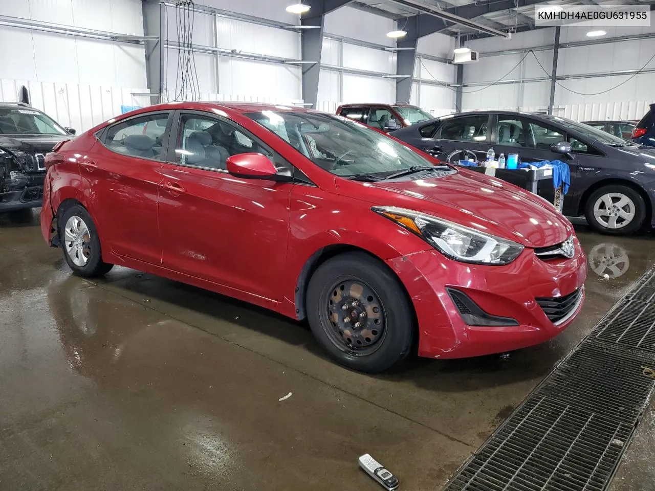 KMHDH4AE0GU631955 2016 Hyundai Elantra Se