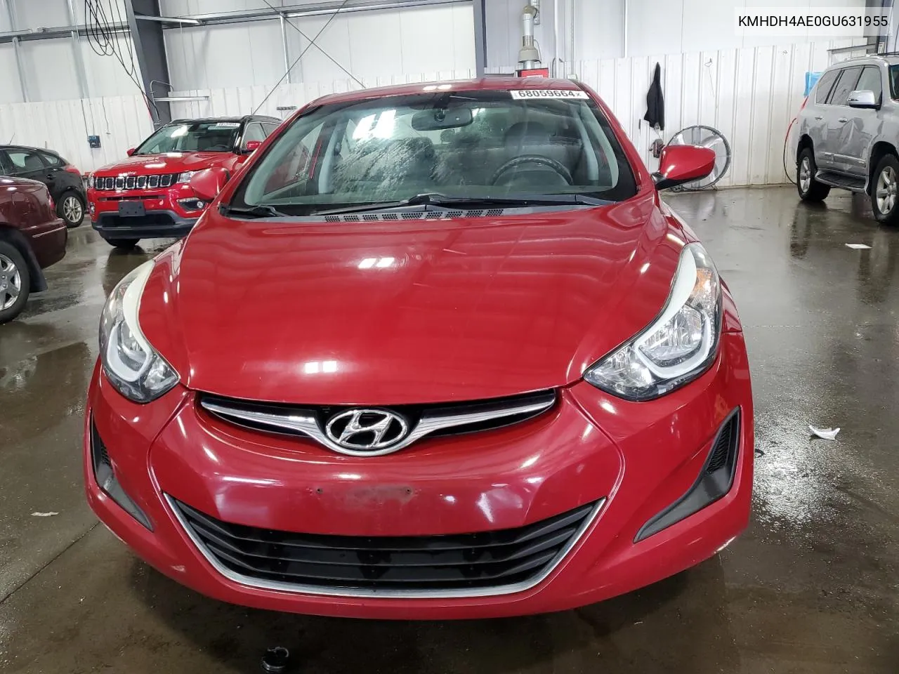 2016 Hyundai Elantra Se VIN: KMHDH4AE0GU631955 Lot: 68059664